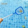 Pool Leaf Skimmer Net Ultra Fine Mesh with 4 Sections Aluminum Poles Easy To Use Detachable Pool Cleaning Net Leaf Catcher