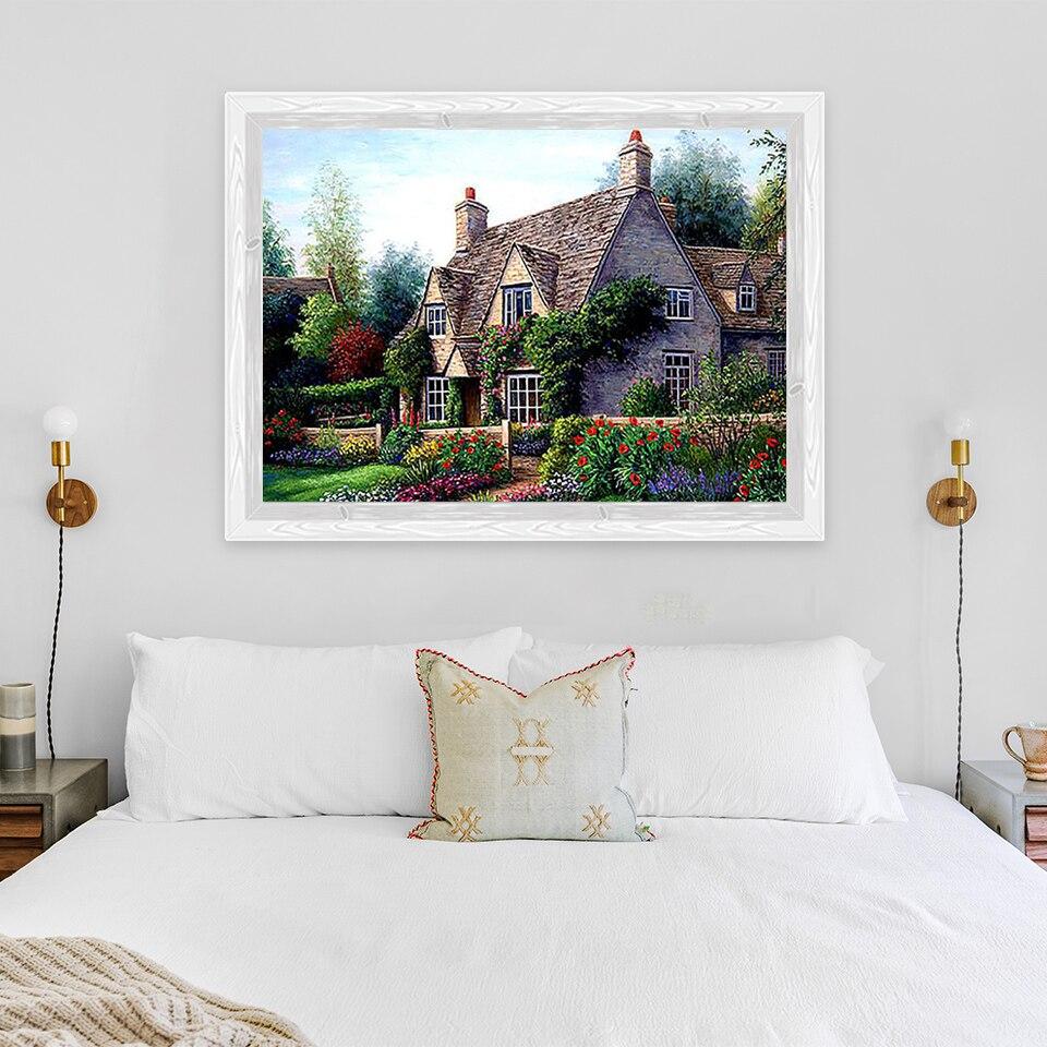 Diy Landscape 5d Painting Diamond Tree Diamond Embroidery Chunjing Cross Stitch Crafts Full Round Drill Home Decor Gift