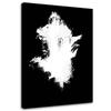 Canvas Print Abstraction Black and White