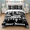 Bedding Set 1 Duvet Cover 2 Pillowcases Arctic Monkeys Print Soft Bed Linen Bedroom Decor