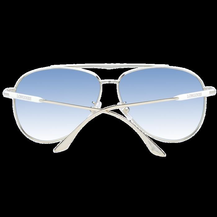 Lunettes de soleil - Longines - LG0005-H - Métal - Blanc - Bleu - Protection 100% UVA/UVB