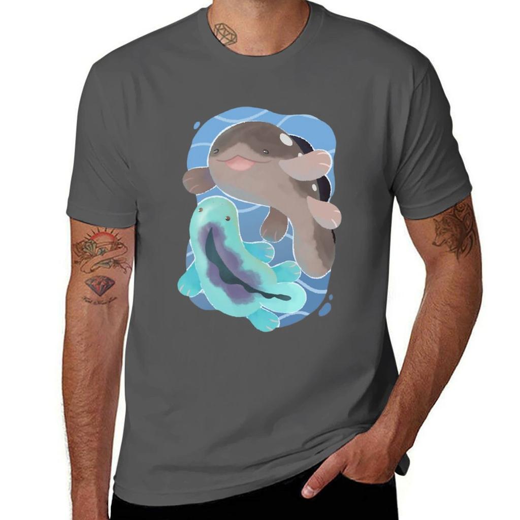 Clodsire Bleue Tshirt Construction Work Tee Shirt