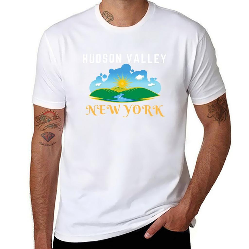 Hudson Valley New York Hudson River Shirt Tshirt Fitness Training Breathable Tee