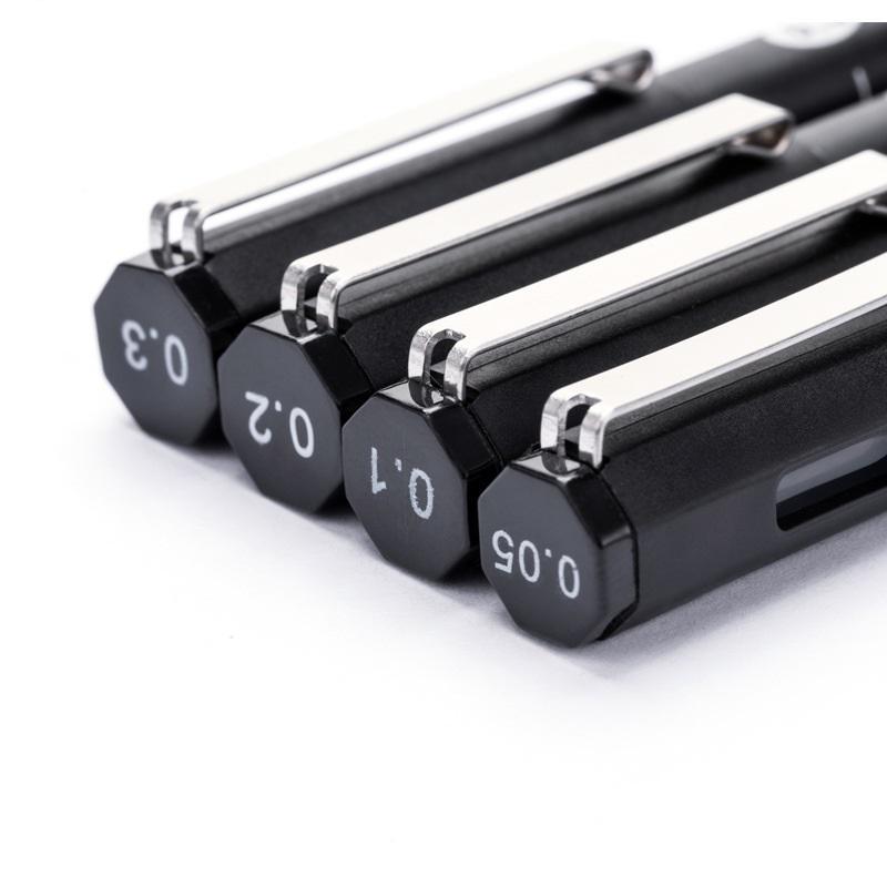 Комплект гелевых ручек - лайнеров для рисования. 8 штук