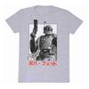 STAR WARS Unisex Adult Boba Fett Katakana T-Shirt