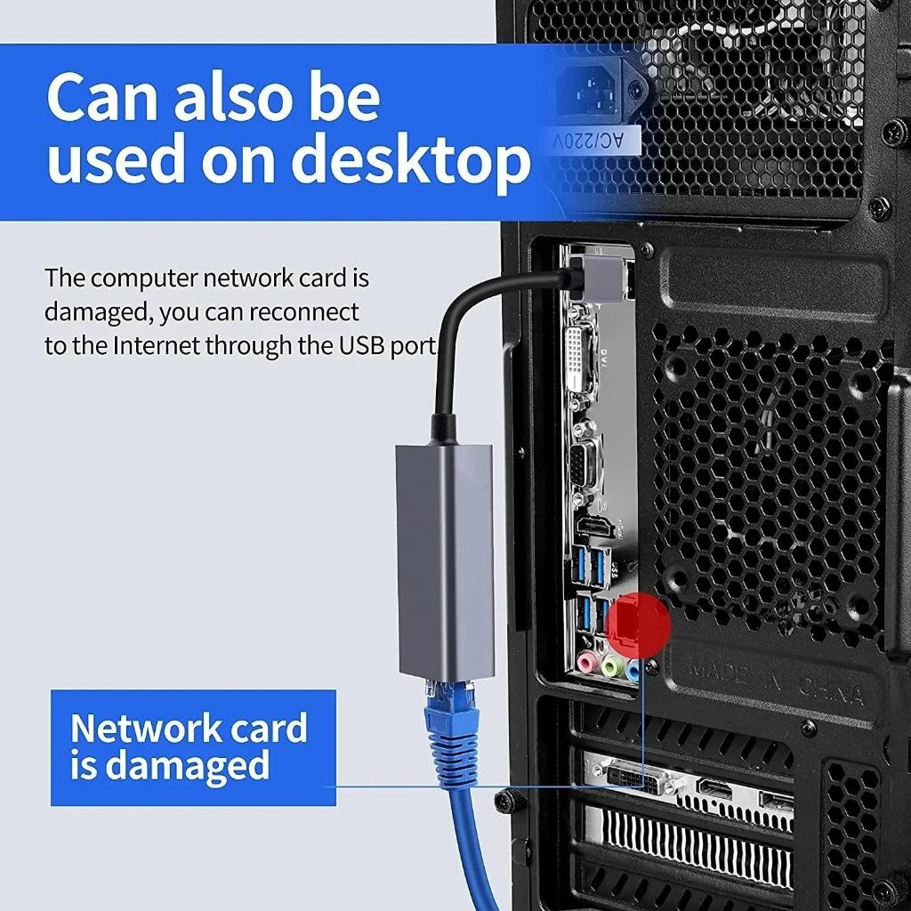 USB Type C Хаб 1000 Мбит/с Ethernet Адаптер USB 3.0 Type C к RJ45 Сетевая Карта Для MacBook PC Windows XP 7 8 10 Android USB Lan Интернет Кабель