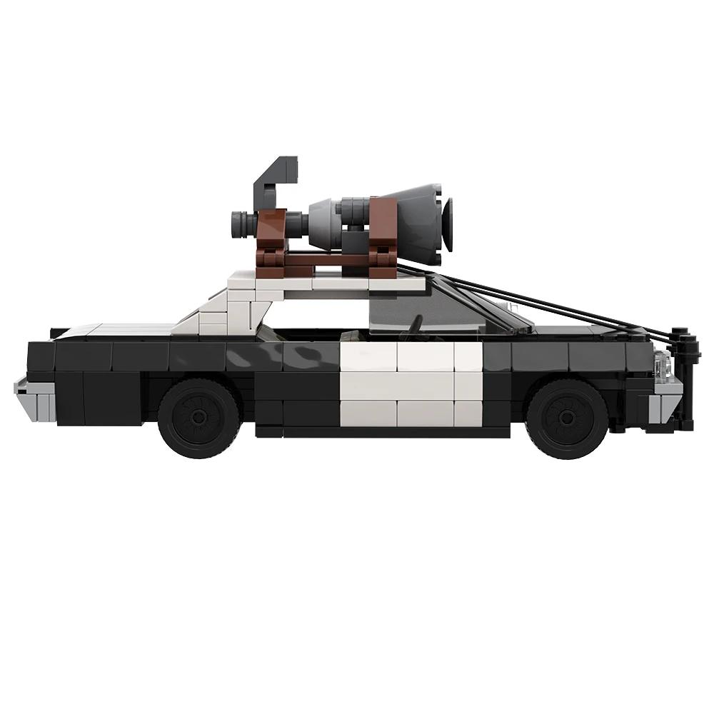 Gobricks MOC Пикап Блюзмобиль VБратья Блюзз Мини-суперкар Скорость Блюзмобили Автомобиль Строительный блок Модель Игрушка Подарок