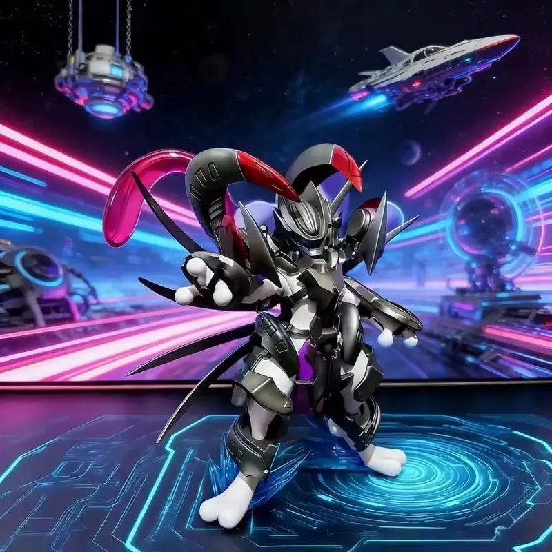 14cm Anime Dragon Nest Armored Mewtwo Gk Action Figures Desktop Ornament Collectible Model Statue Exquisite Toys Gifts