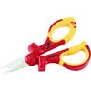 TRUSCO Insulated Electrician's Scissors, 150mm, TZES-150