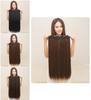 Women Long Straight Hair One Piece Clips In Hair Extensions Full Head Top For Effortless Elegance
