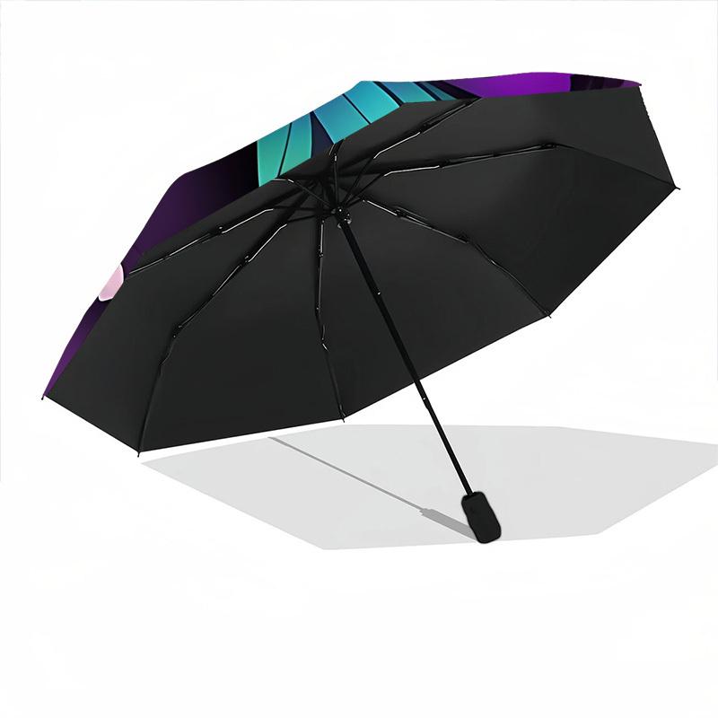 1pc Butterfly Design Folding Umbrella | Elegant Design, Fashionable Accessory, Durable Construction, Sturdy Ribs yy251107020