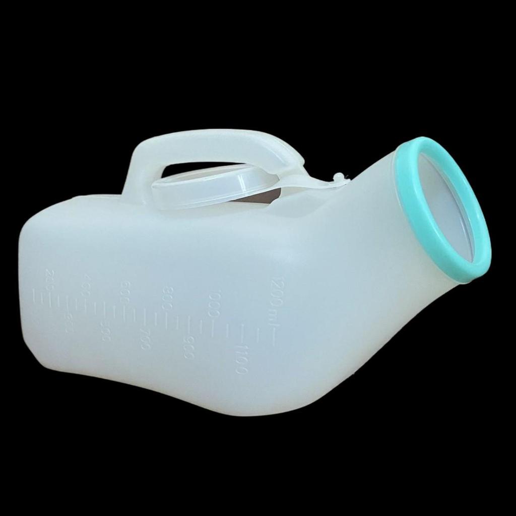 Men's Thickened Potty with Cover & Anti-Slip Ring - Odor-Free