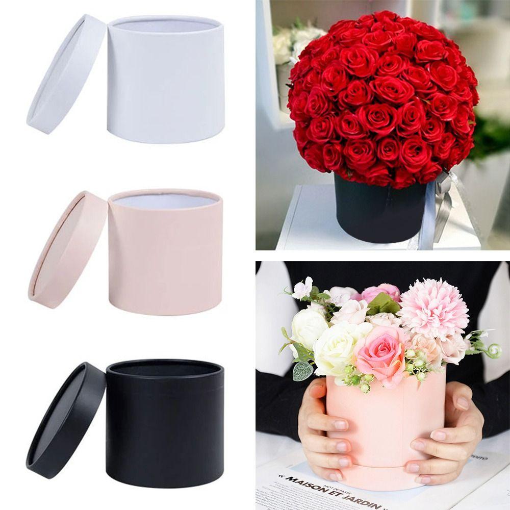 Gifts Valentine's Day Flower Packaging Boxs Rose Wrapping Bag Flowers Gift Box Flower Paper Basket