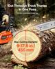 VEVOR Gas Powered Chainsaw 508 mm 62CC 2.7kW 2 Stroke Engine Gas Chainsaw, for Wood Cutting, Tree Trimming & Land Clearing, Throttle-Synced Choke