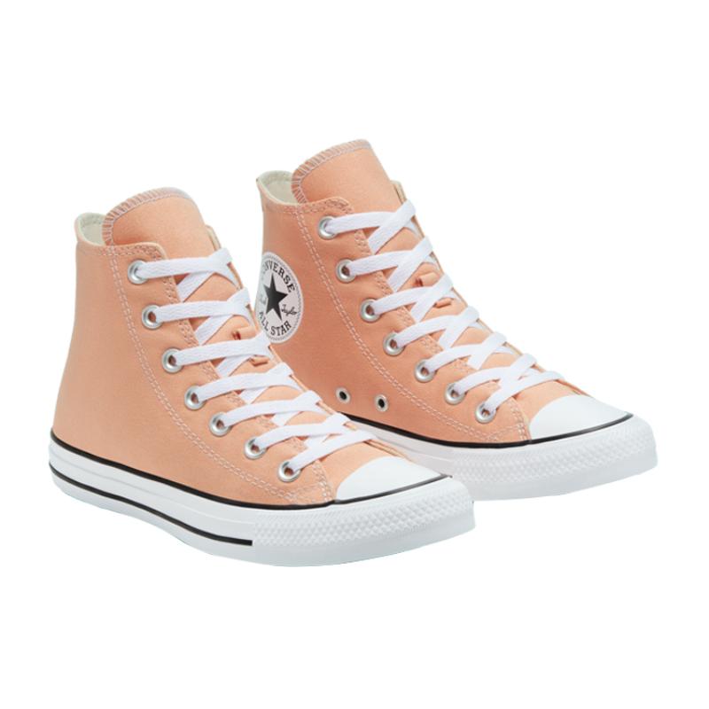 Converse Chuck Taylor All Star High Top Orange Comfortable and Fashionable High-top Canvas Shoes for Men and Women In Orange