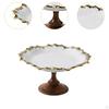 Подставка для торта, кекса, деревянное дно, круглая тарелка для закусок, конфет, держатель для десерта