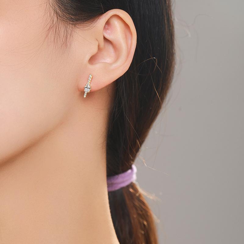 Tancise 925 Sterling Silver Zircon Earrings Drop Earrings For Women Wedding Party Gifts