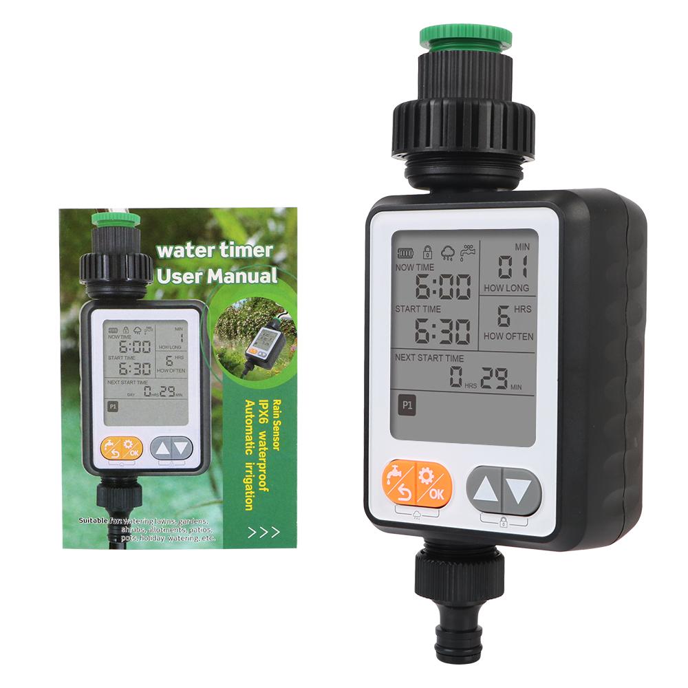 Automatic Garden Watering Timer with Large Screen and Child Lock