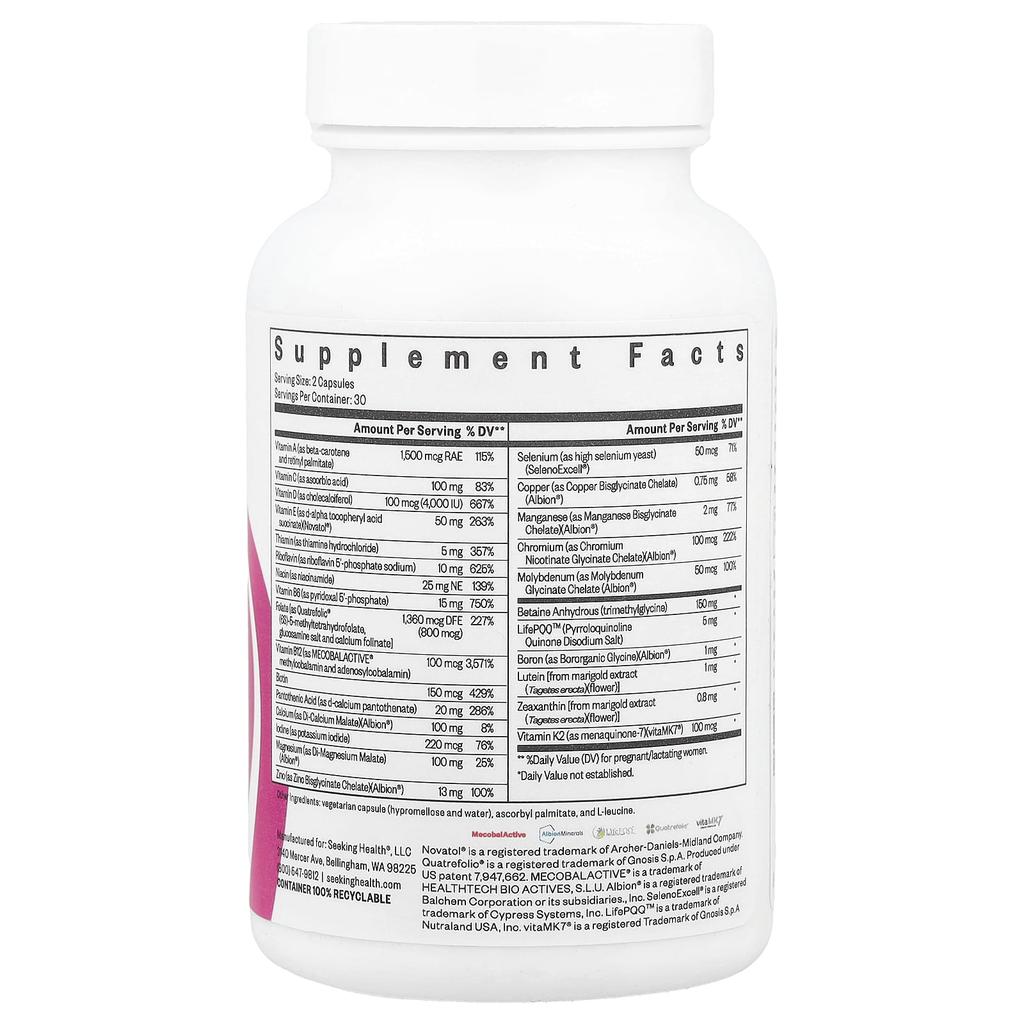 Пренатальные essentials, 60 капсул