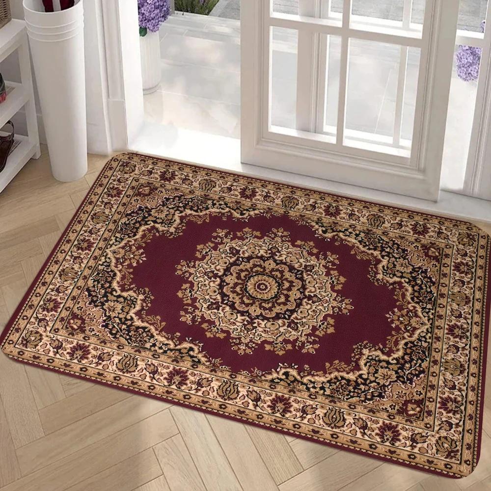 Коврик для пола с богемным узором, придверные коврики, домашний ковер, коврик для ног, коврики для ванной комнаты, противоскользящие коврики, товары для домашнего декора, ковры
