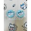 Used Hachiware (Hecha) x2 Chiikawa Embroidered Can Badge Biscuit