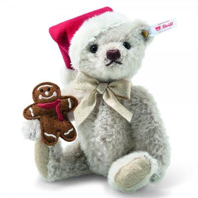 Плюшевый мишка Steiff Санта-Клаус 2024, 18 см, Ограниченная серия 1225 штук по всему миру, Артикул 005961