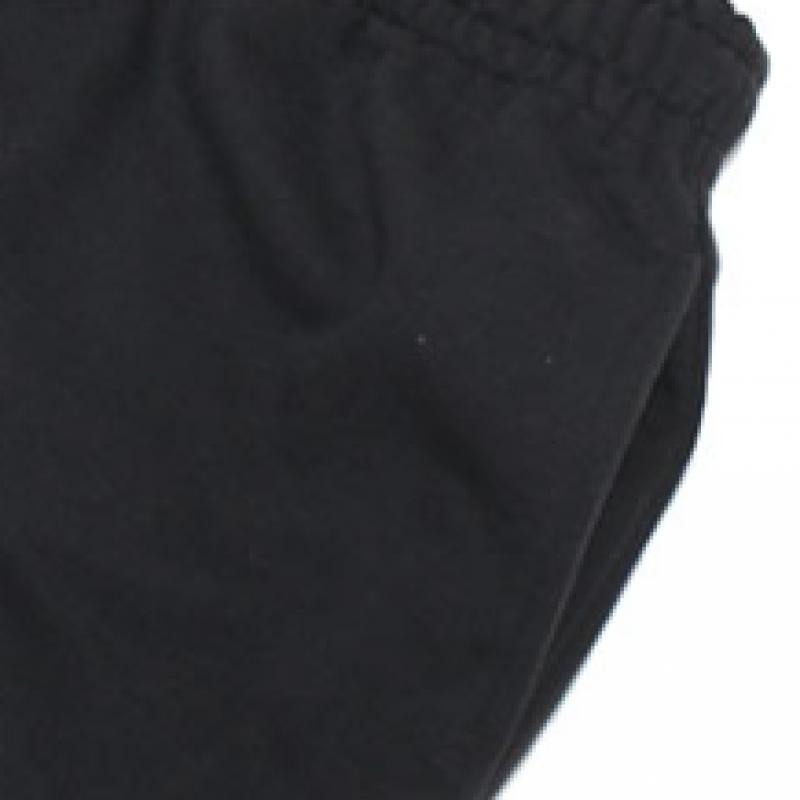 New Balance Nb Essentials Stacked Logo French Terry мужские тренировочные шорты брюки черные Ms315