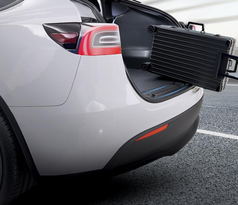Защита багажника Tesla Model Y и защита порогов задних дверей