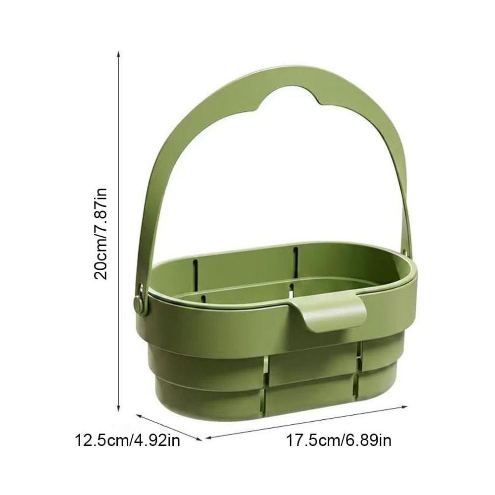 Retractable Fruit Washing Basket Collapsible Food Residue Filter Basket Kitchen Supplies