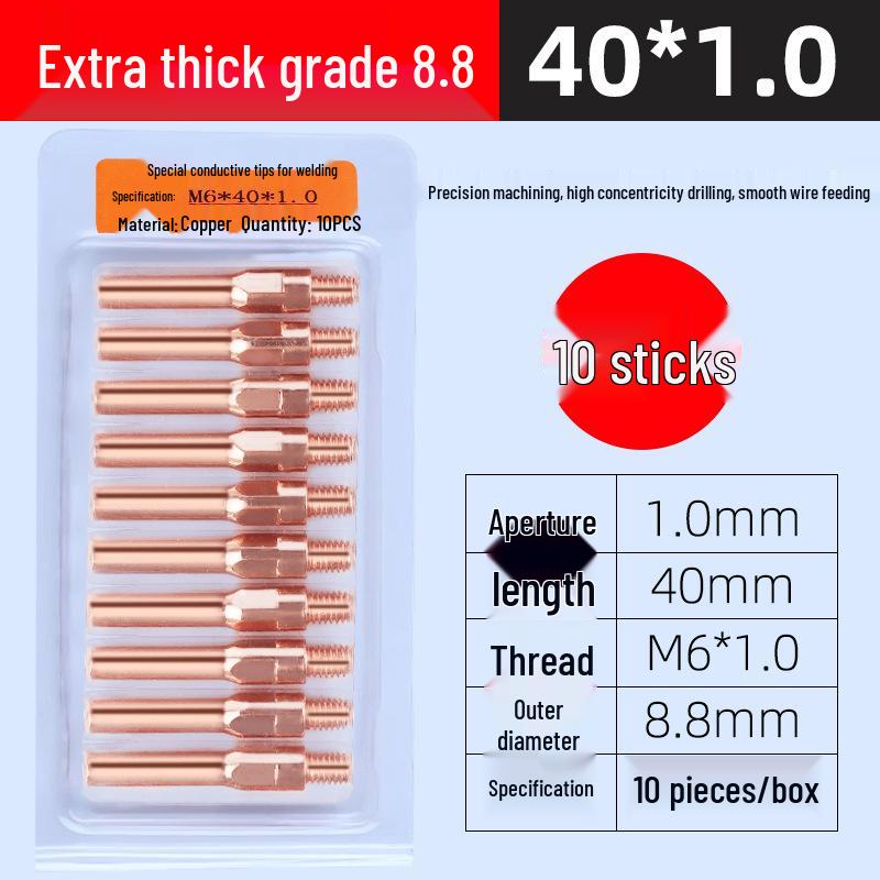 Panasonic Gas Shielded Copper Contact Tip for MIG Welding (0.8/1.0/1.2)