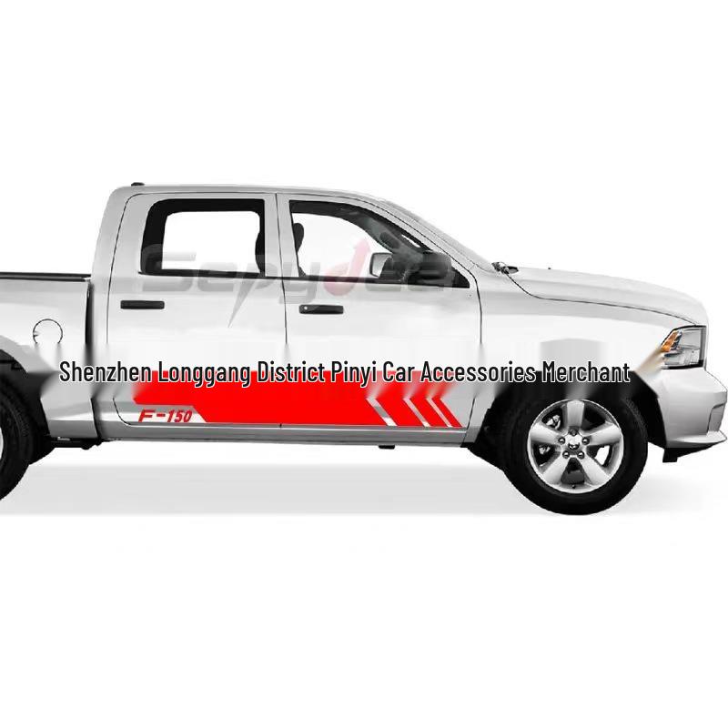 Ford Raptor F-150 Боковой Порог Персонализированные Виниловые Наклейки Полосы X-336