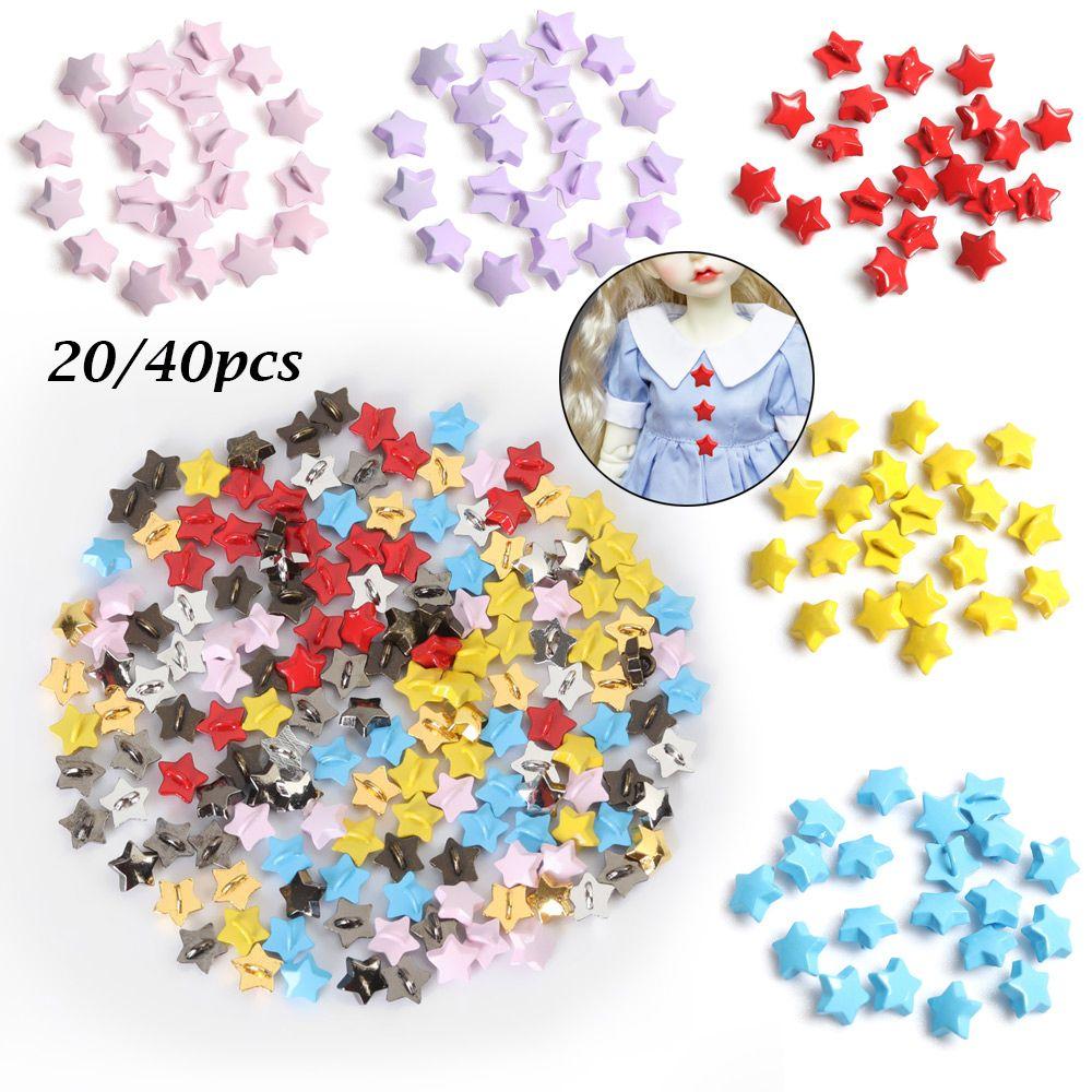 Кукольные домики, миниатюрные ремесленные куклы, одежда для рукоделия, мини-пуговицы, одежда, швейная пряжка, металлические пряжки