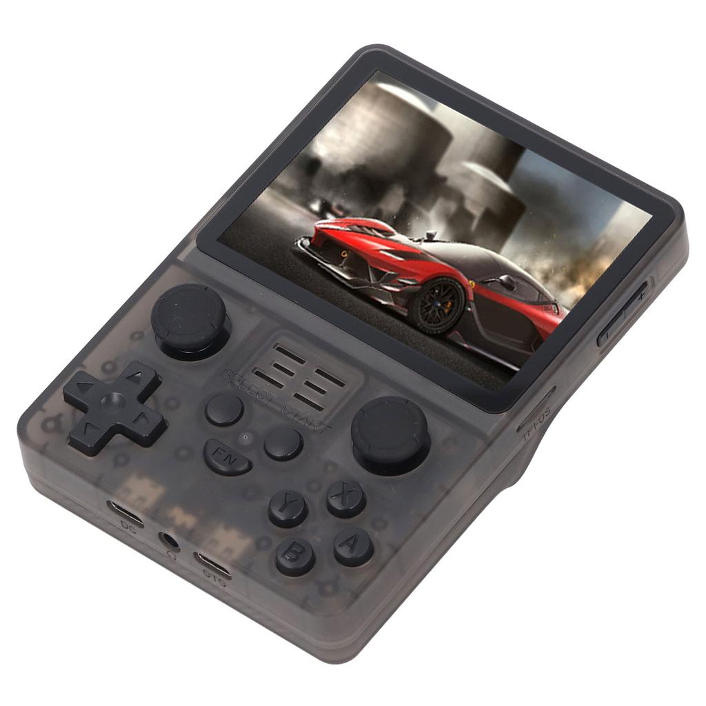 Портативная игровая консоль RGB20S, прозрачная, черная, 640x480, 3,5-дюймовый IPS-экран, 3500 мАч, портативная игровая консоль