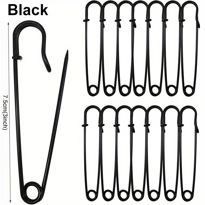 20 шт. Английские булавки 7,5 см, большие английские булавки, прочные английские булавки для одежды, кожи, холста, одеял, поделок, юбок, килтов