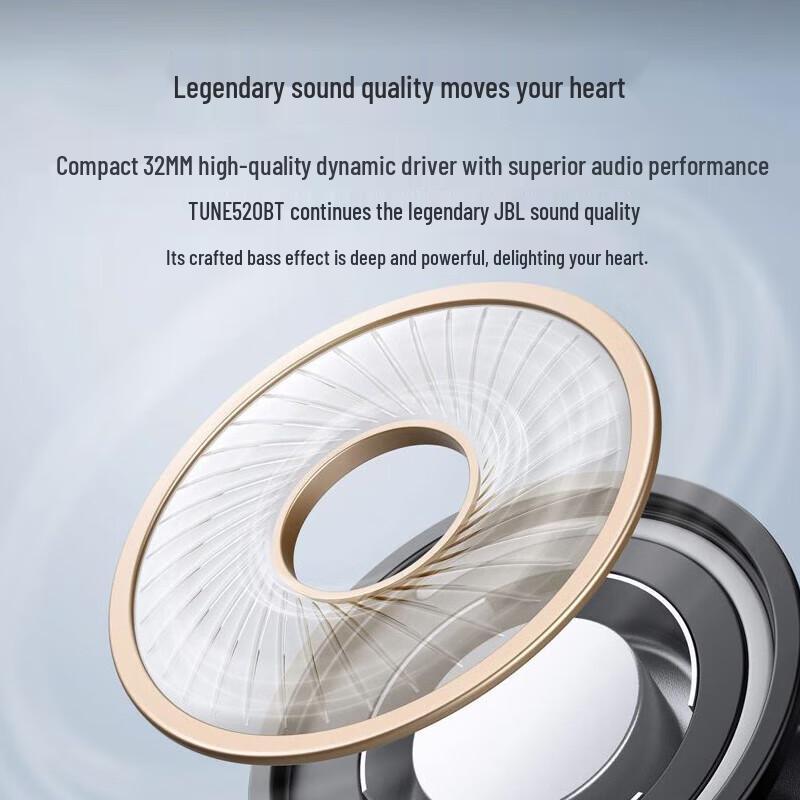 JBL Tune 520BT Wireless Over-Ear Headphones