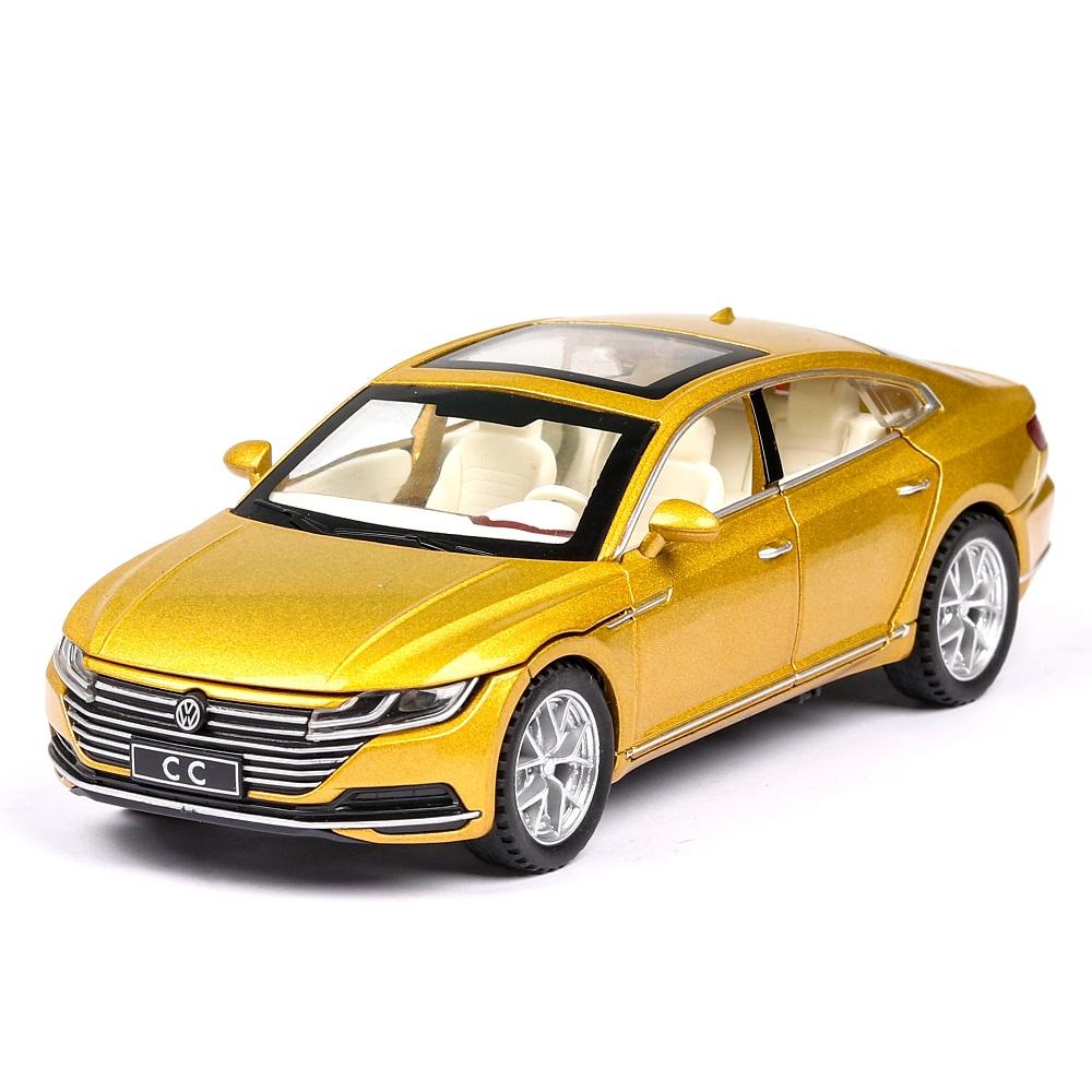 Volkswagen Arteon CC Sport Coupe Симуляция Литой и Игрушечный Транспорт Звуки и Свет Машинка с Откатом 1:32 Подарки из сплава для детей