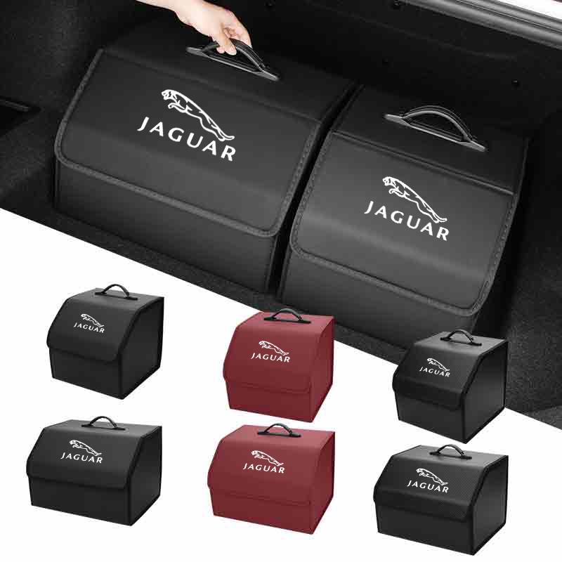 Car Trunk Organizer Foldable Storage Bag Tools Stowing Box Accessories For Jaguar XF XJ XFR XKR X-Type F-Pace S-Type F-Type SS2