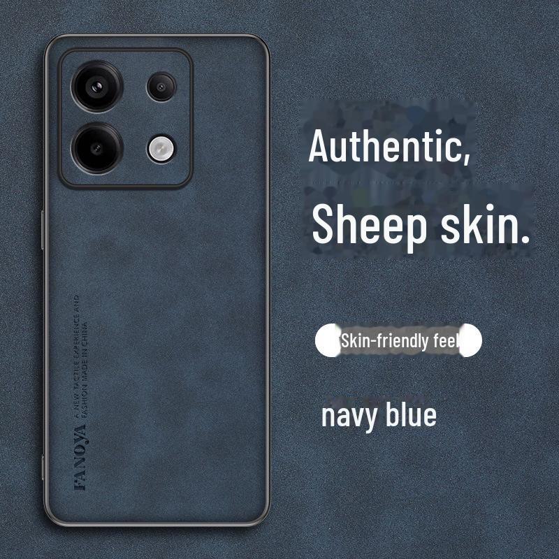 Чехол для телефона Redmi Note 13 Pro из овчины - овчина, защитный чехол от падений