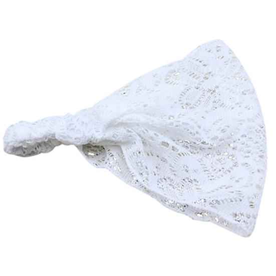 Модная эластичная широкая кружевная повязка на голову для девочек, тюрбан, повязка на голову, банданы, повязка для волос