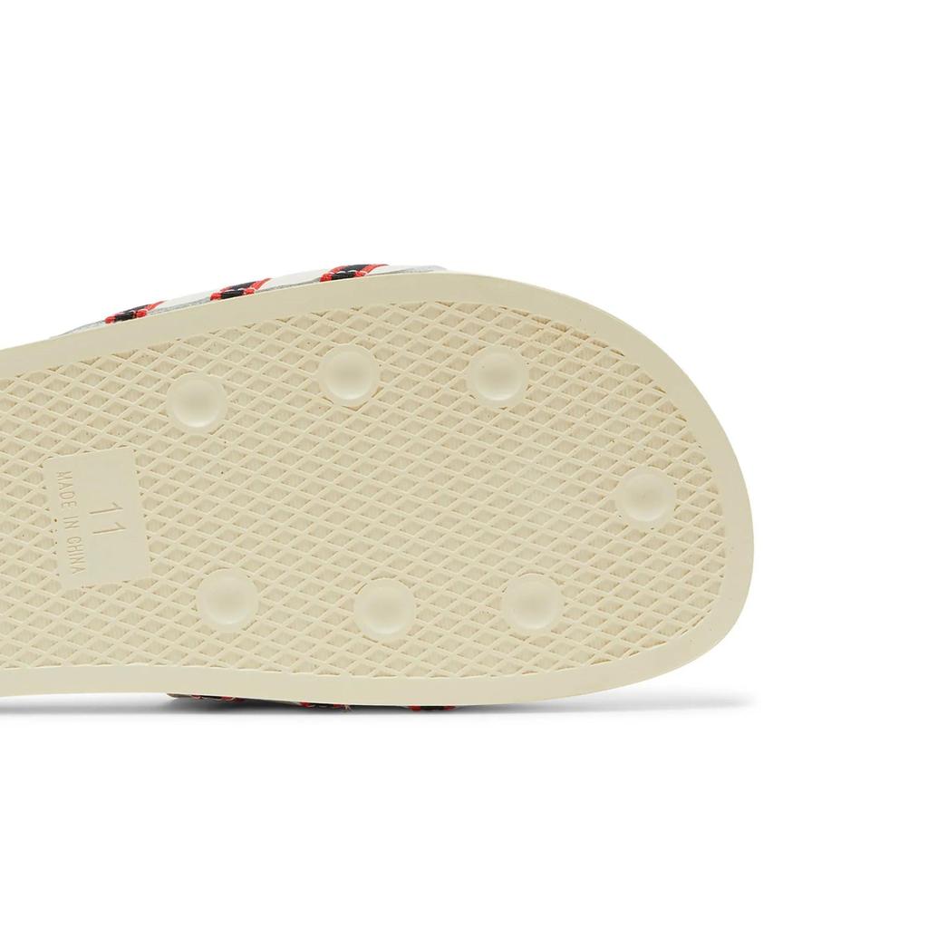 adidas Adilette Slide '1979' (Unisex) Cream White / Core Black / Vivid Red Slide Slippers GZ1077