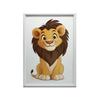 Plakat Uśmiechnięty Lew Plakat Uśmiechnięty Lew, 30X40 Cm, Bez Ramy, Płótno Premium Na Blejtramie