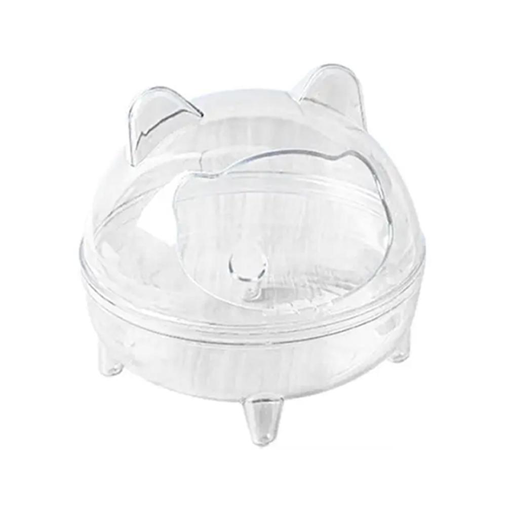Песок для ванны Hamster, съемная полностью, полностью ванна Golden Bear Pet, прозрачная ванна M2K8