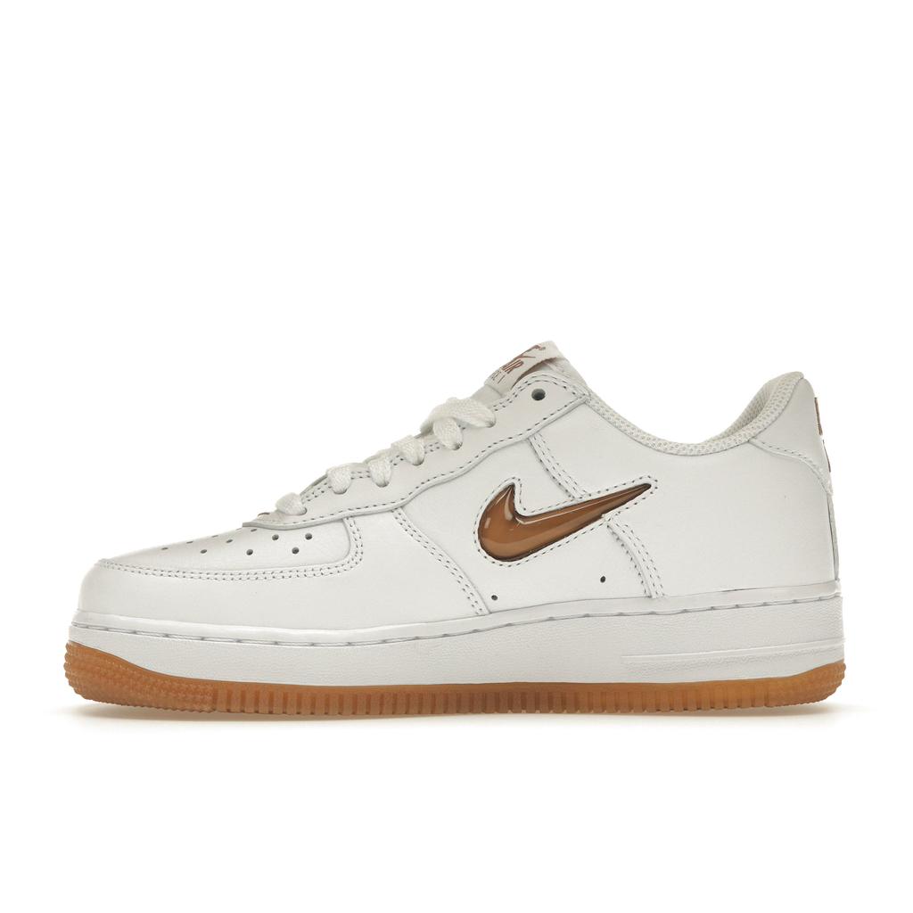 Nike Жемчужный цвет месяца Air Force 1 — белые бронзовые мужские кроссовки Gum-светло-коричневые FN5924-103