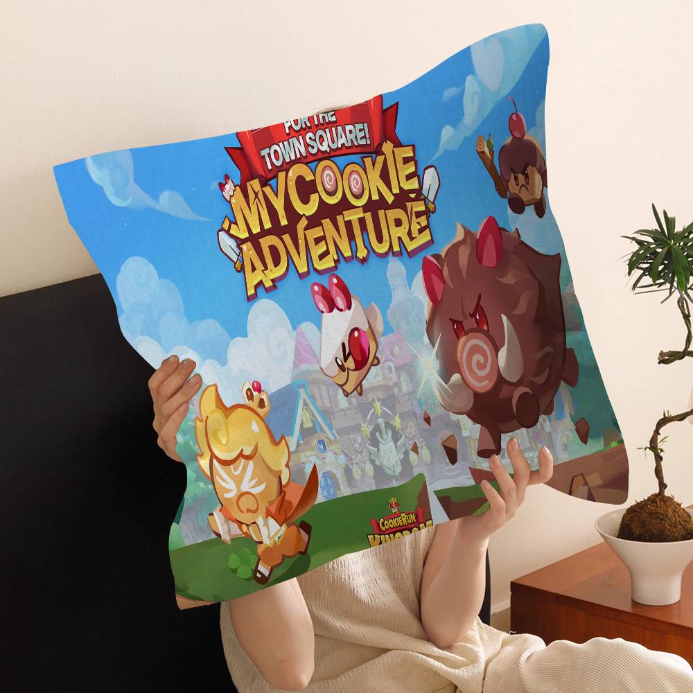 Игра C-Cookie run K-ingdom Подушка Подарок Декор для дома и офиса Подушка Спальня Диван Автомобильная Подушка Чехол для подушки