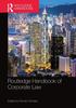 Книга Routledge Handbook of Corporate Law