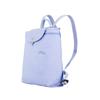 LONGCHAMP Le Pliage Green Cow Leather Trim Backpack Womens Blue