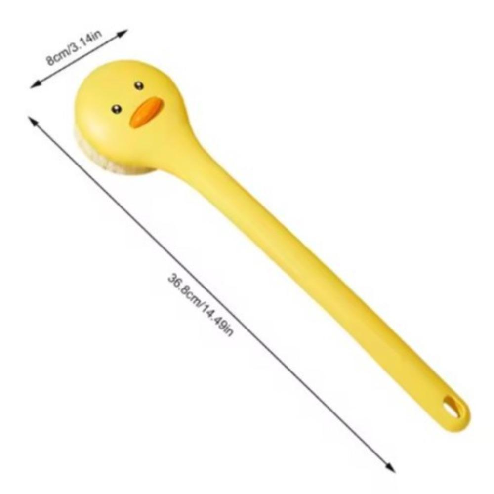 Soft Bristles Shower Scrubber Cute Bath Brush Universal Duck Bathing Brush Exfoliation