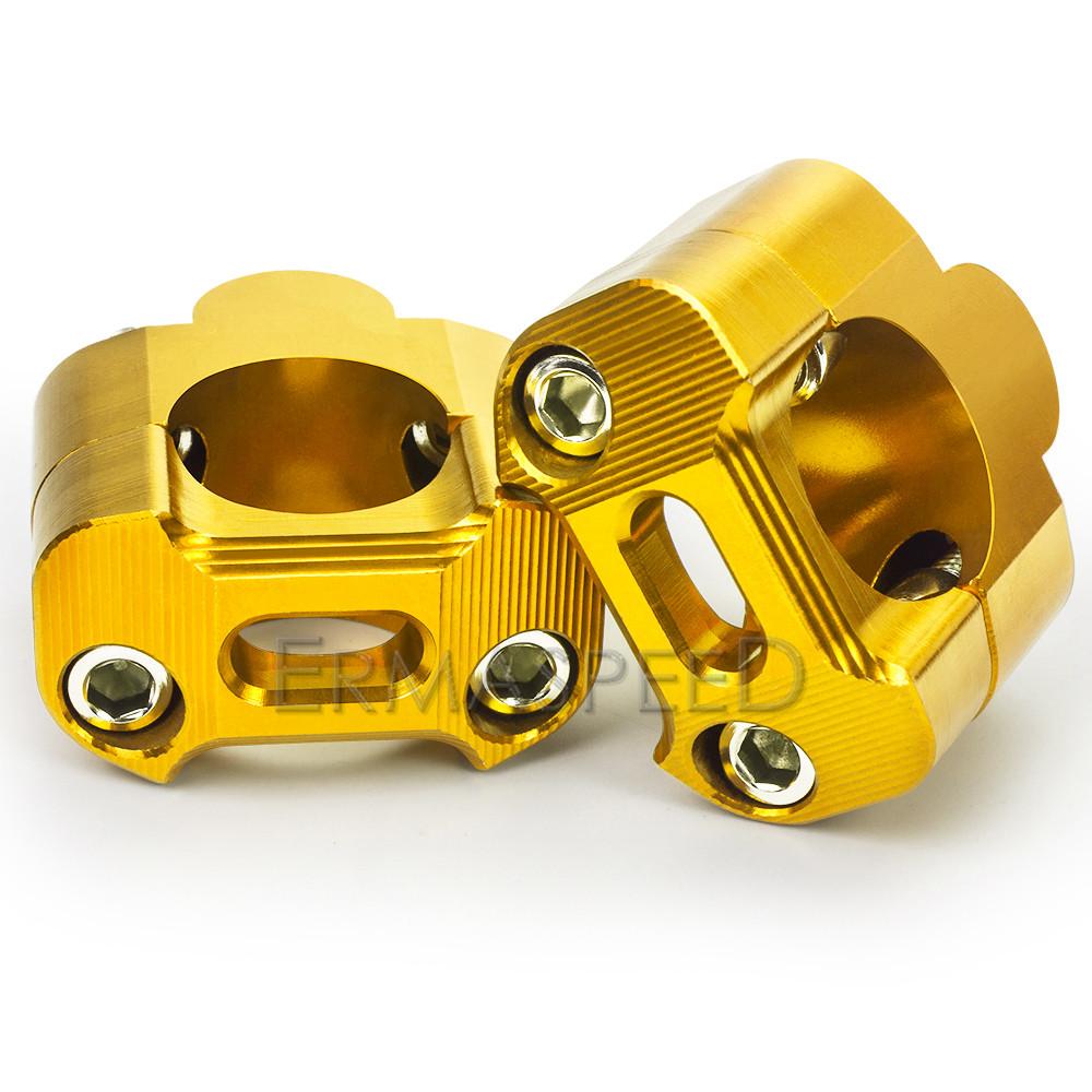 Зажим для крепления на руль мотоцикла 28 мм 1 1/8 "Универсальный зажим для крепления на руль для толстого стержня, подходит для велосипеда для бездорожья