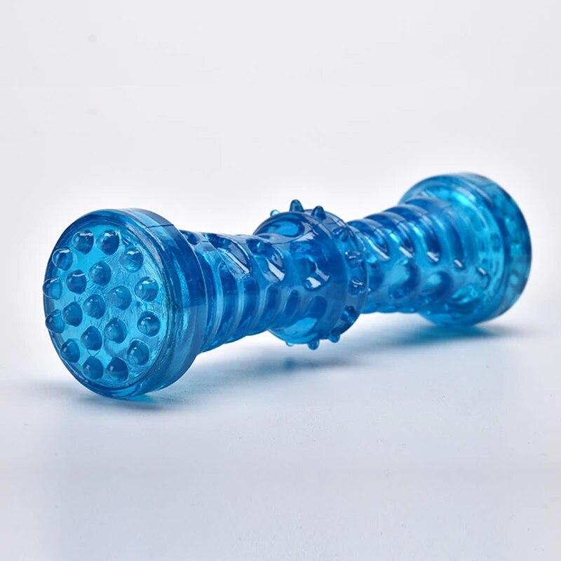 Резиновые игрушки для собак, устойчивые к жеванию, скрипучим обучающим игровым игрушкам, интерактивные игрушки для собак для больших собак, чистка зубов