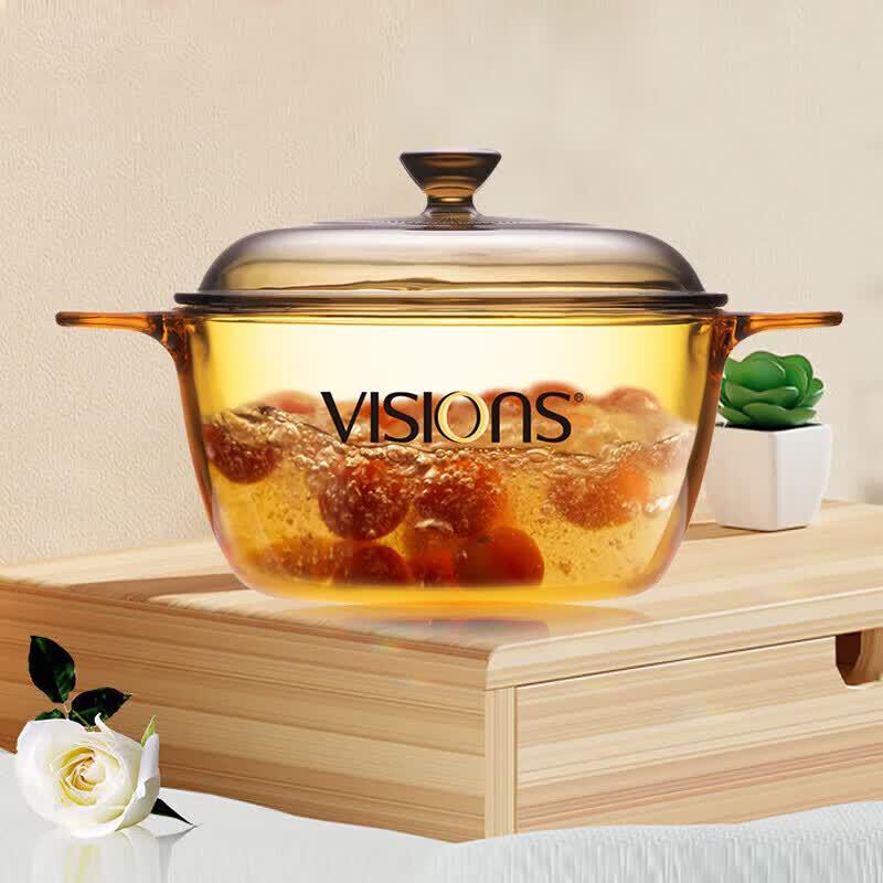 VISIONE Corning Прозрачный стеклянный горшок 1,5 л